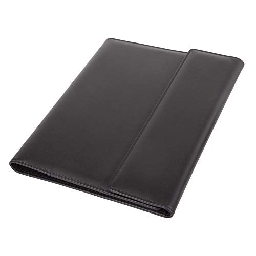 ALASSIO 30068 Ringbuchmappe A4 Salvo, Schreibmappe 33 x 27 x 3 cm, Schwarz