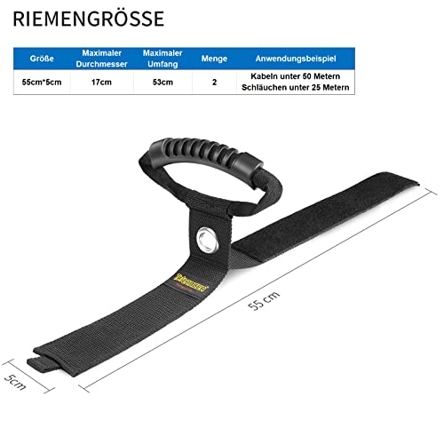 Verlängerungskabel & Schlauch-Organisierer mit Griff (2er-Pack, 55cm)