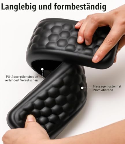 Handballenauflage für Tastatur und Maus, Ergonomisches Memory Foam Handgelenkstützen Set, Mit rutschfest PU Leder Wrist Rest für Büro, Gaming, PC Computer, Laptop - Schwarz
