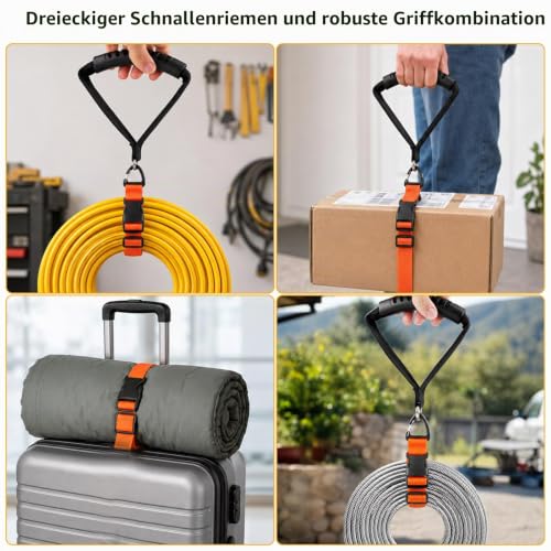 16 Pcs Verlängerungskabel Organizer Schwerkraftspannung Schlauchaufhängung