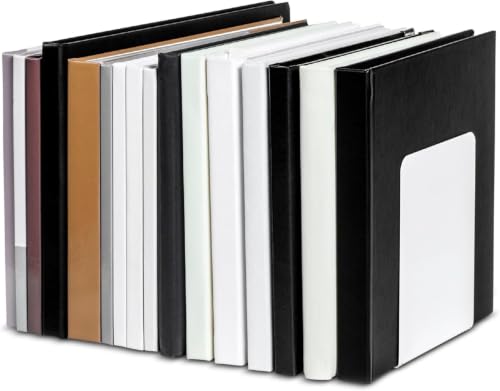 MAUL Buchstütze weiß Stahl 2er Set für Büro & Homeoffice