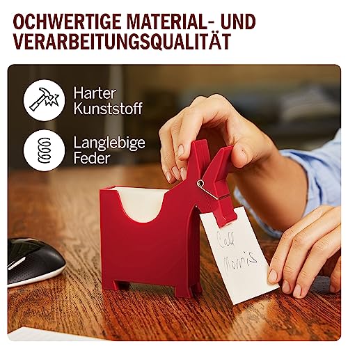 Morris der Esel: Schreibtisch-Memohalter | Niedliches Schreibtischzubehör & Bürobedarf | Schreibtischdekoration | Schreibtischbedarf: Halter & Spender | Haftnotiz-Halter | von Monkey Business