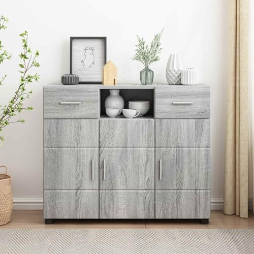 Holzschrank Graues Sonoma 88,5 x 30,5 x 73 cm