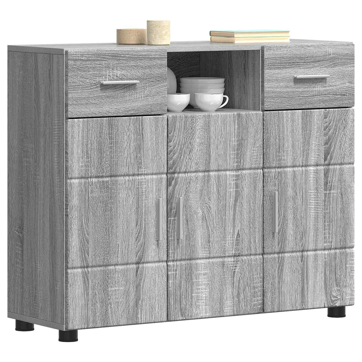 Holzschrank Graues Sonoma 88,5 x 30,5 x 73 cm
