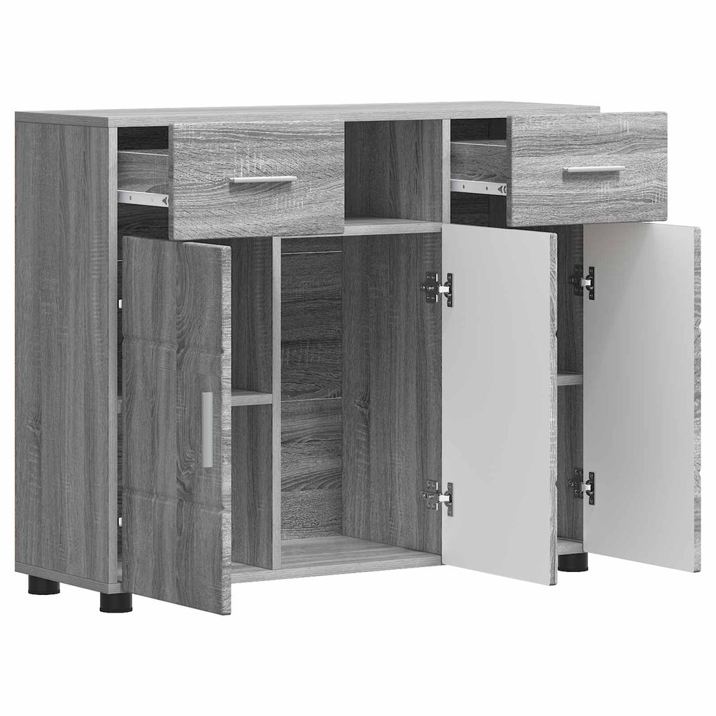 Holzschrank Graues Sonoma 88,5 x 30,5 x 73 cm