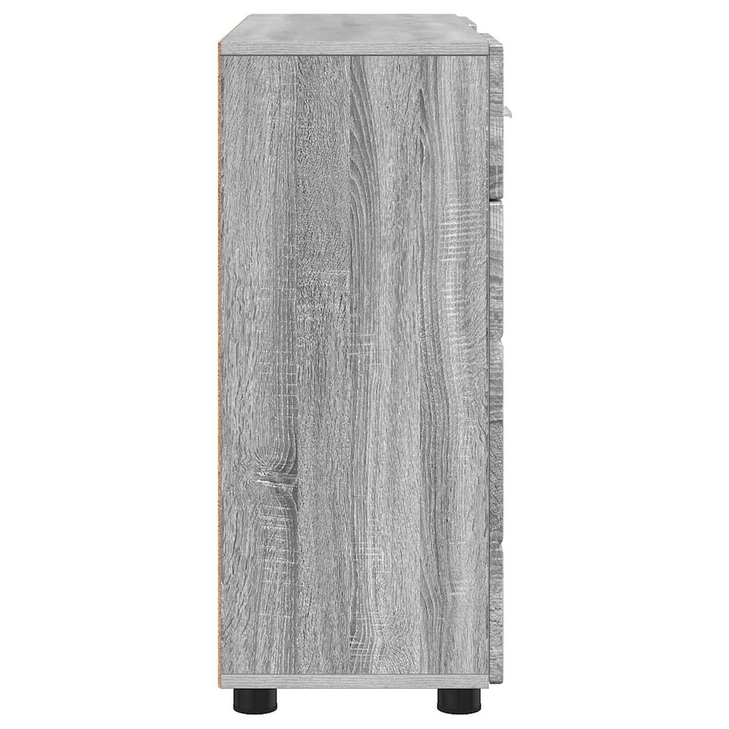 Holzschrank Graues Sonoma 88,5 x 30,5 x 73 cm
