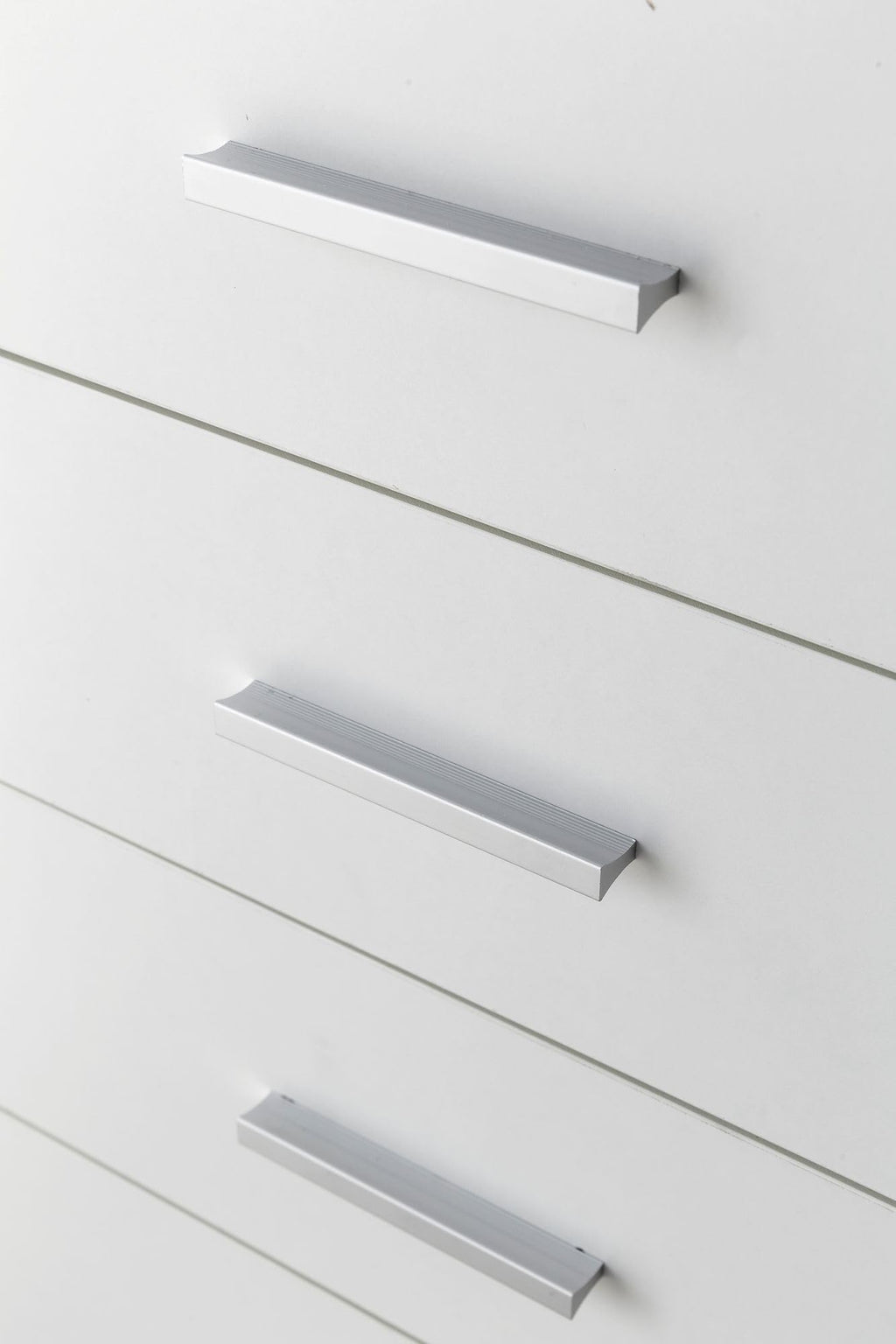 Rollcontainer WL5.748 40 x 70,5 x 33 cm Weiß | Schreibtisch-Container Rollschrank 4 Schubladen | Moderner Schubladencontainer mit Rollen | Standcontainer Bürocontainer