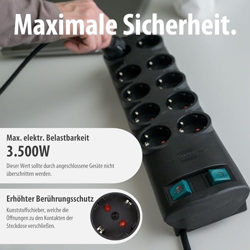 Brennenstuhl Primera-Line Steckdosenleiste 10-Fach