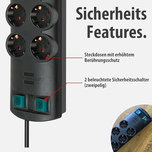 Brennenstuhl Primera-Line Steckdosenleiste 10-Fach