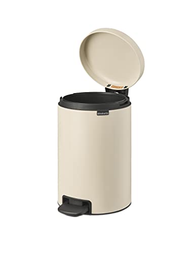 Brabantia NewIcon Treteimer, Soft Beige, 12 l