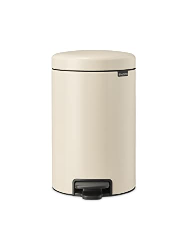 Brabantia NewIcon Treteimer, Soft Beige, 12 l