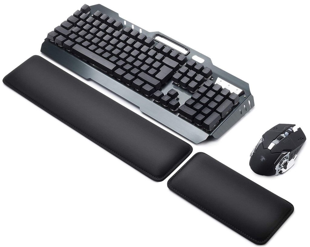 Sidorenko Handballenauflage Set für Tastatur und Maus - Hochwertige und Bequeme Handauflage - Schonende Handgelenkauflage, Wrist Rest
