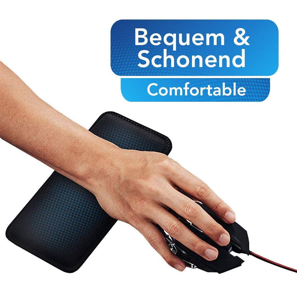 Sidorenko Handballenauflage Set für Tastatur und Maus - Hochwertige und Bequeme Handauflage - Schonende Handgelenkauflage, Wrist Rest