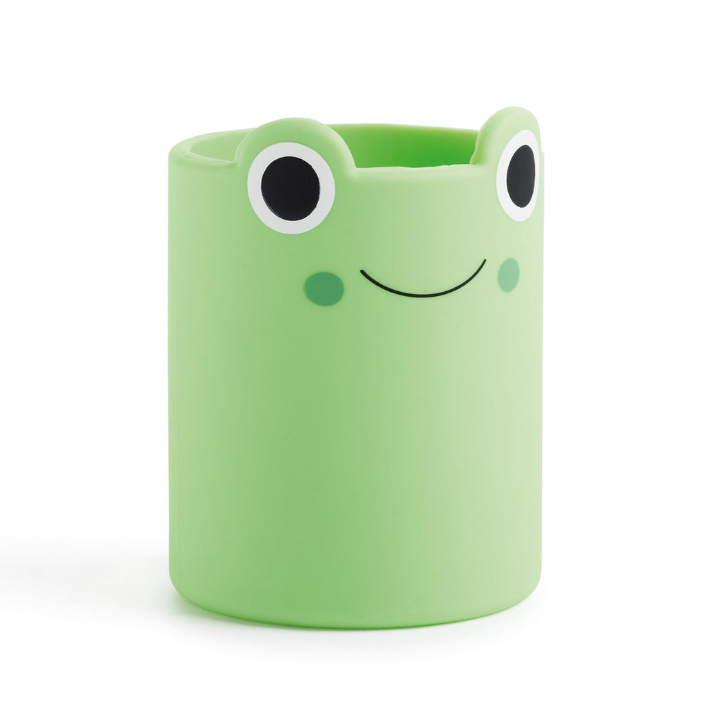 Back2Fun - Weicher Silikon-Stiftehalter für Kinder mit süßem Tiermotiv. Perfekt zum Ordnen von Schulutensilien - ideal zum Schulstart oder als Geschenk
