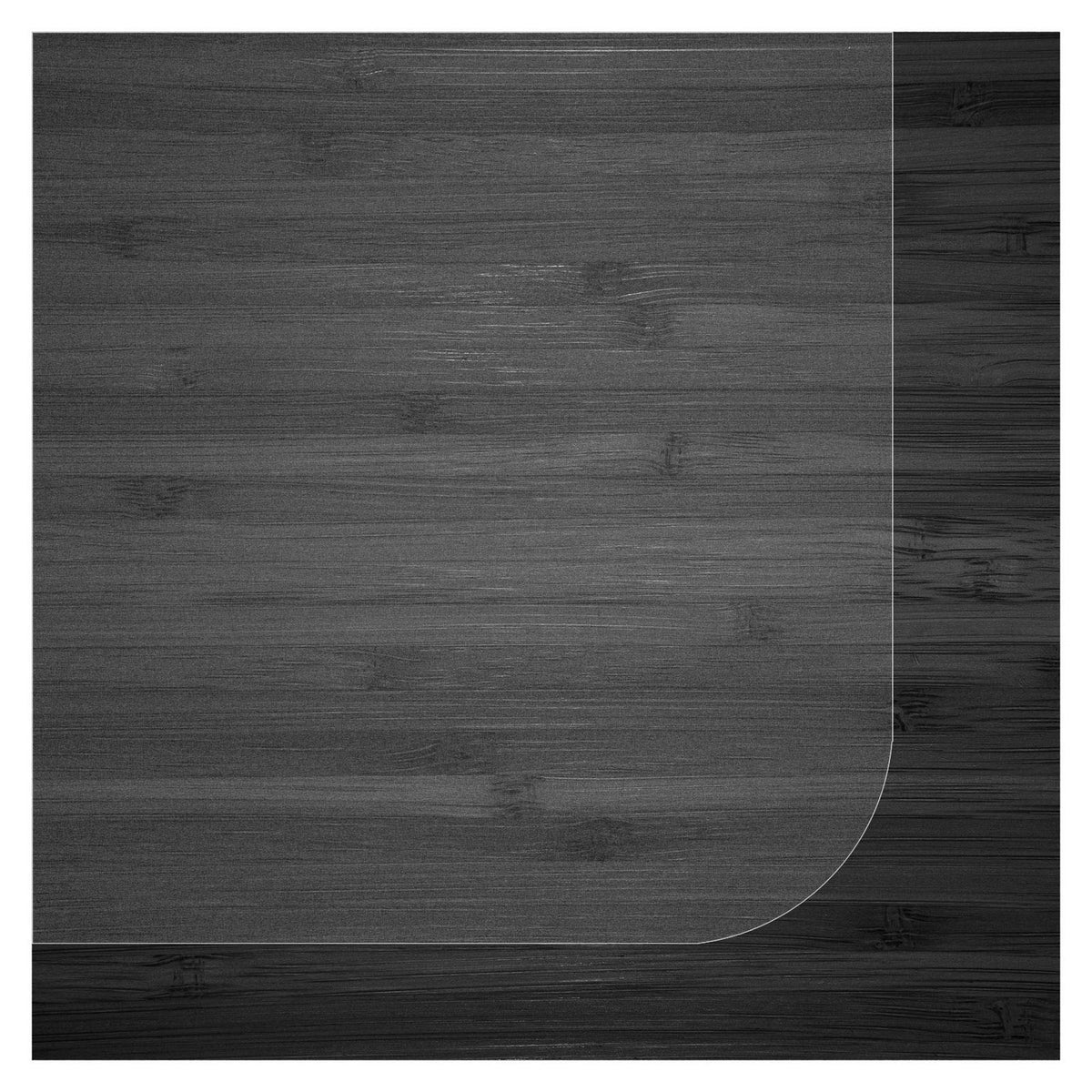 etm® Bürostuhlunterlage - 100x120 cm - transparente Bodenschutzmatte für Laminat, Parkett, Fliesen und Hartböden