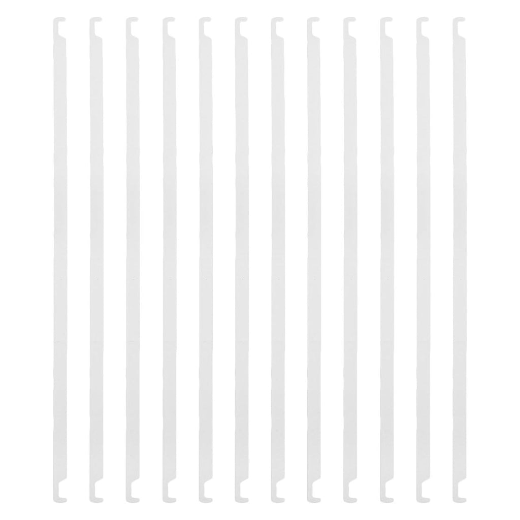 INOOMP Hängeregistraturschienen 34,5cm 12 Stück Metallstangen