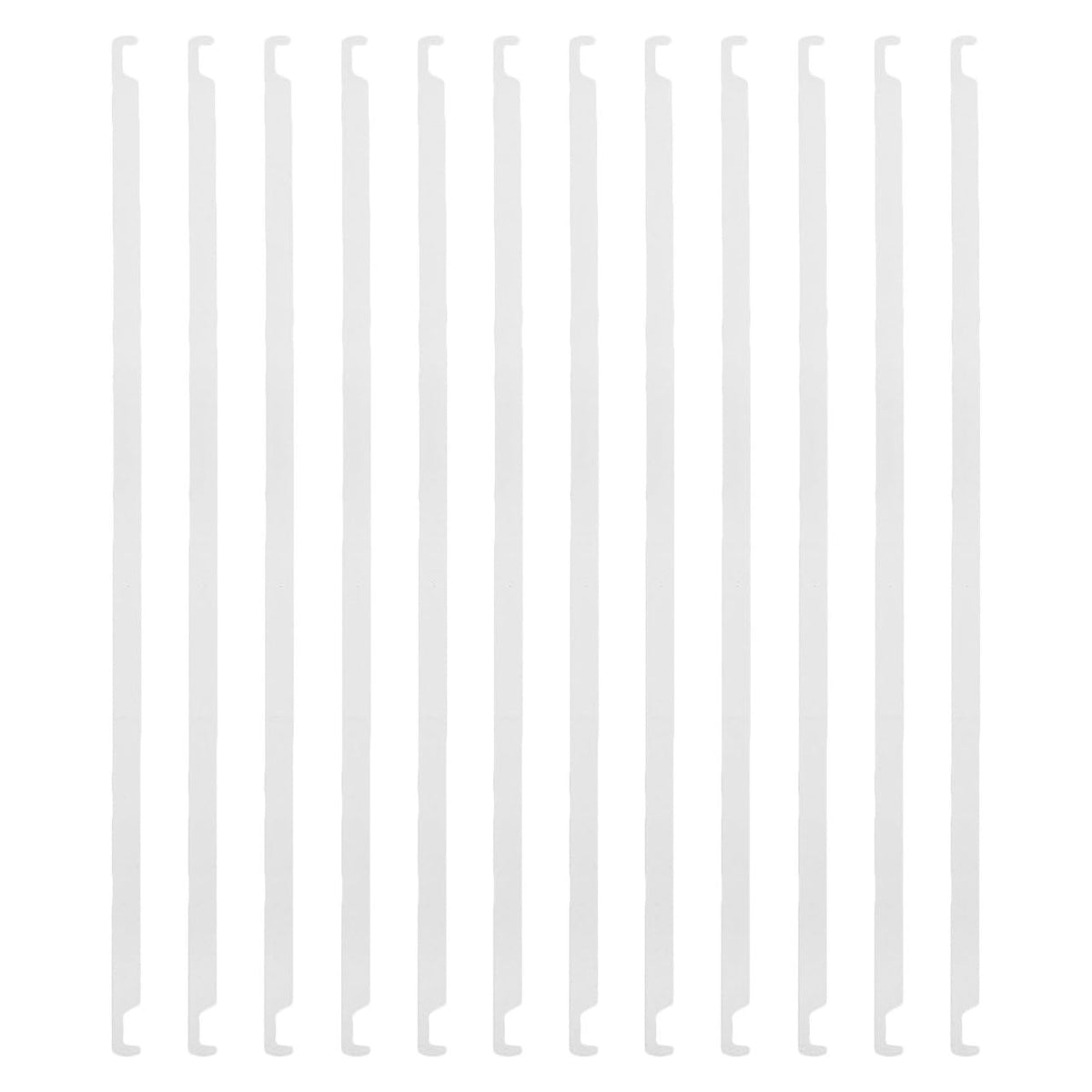 INOOMP Hängeregistraturschienen 34,5cm 12 Stück Metallstangen