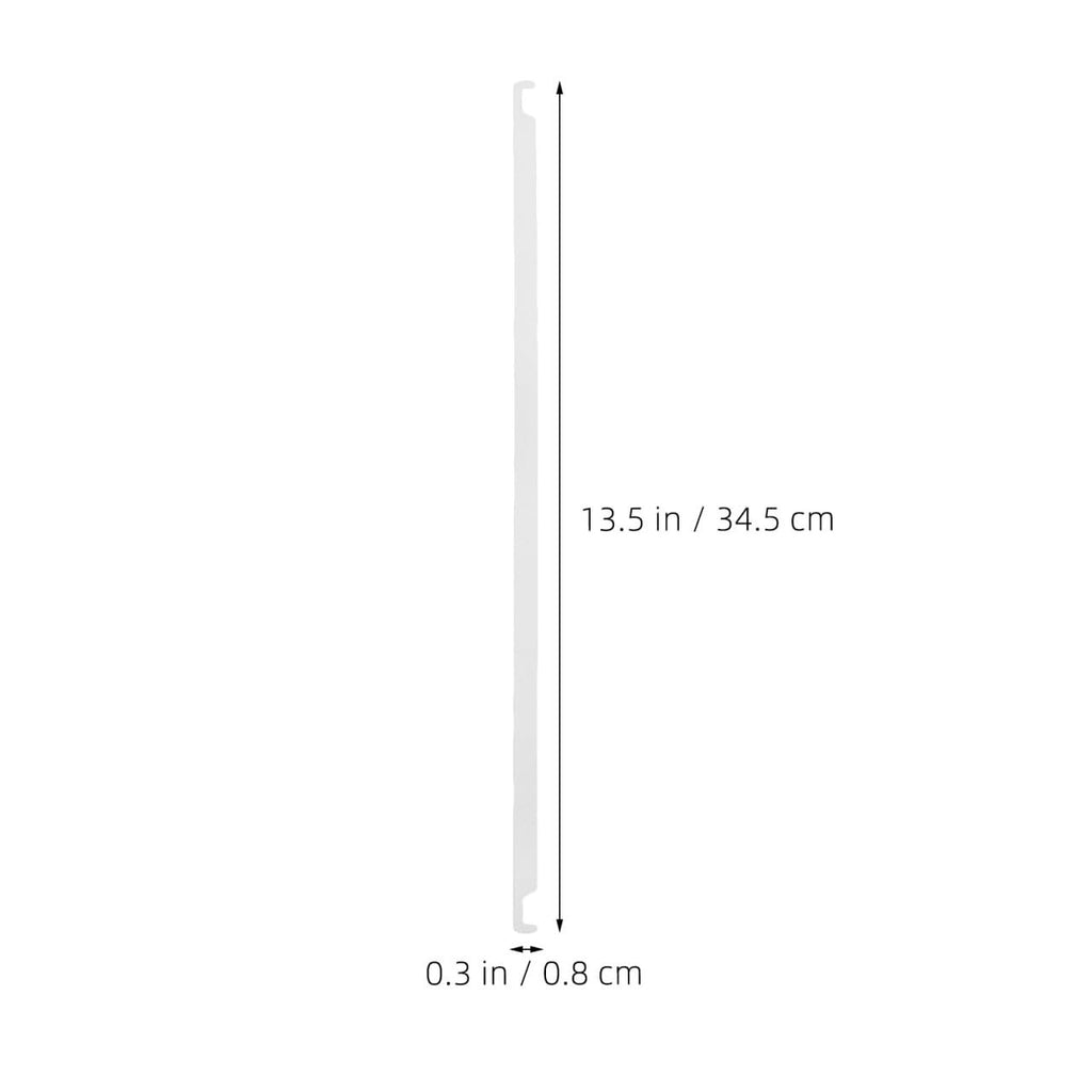 INOOMP Hängeregistraturschienen 34,5cm 12 Stück Metallstangen