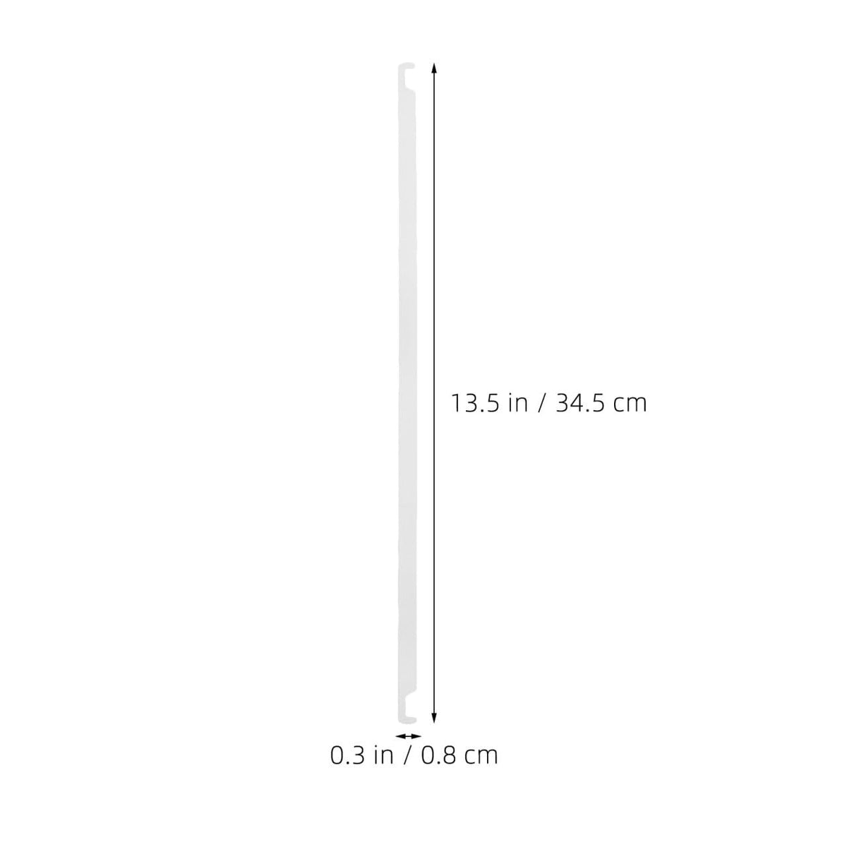 INOOMP Hängeregistraturschienen 34,5cm 12 Stück Metallstangen