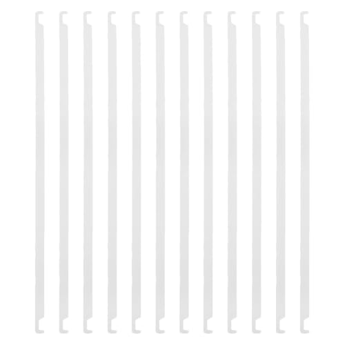 INOOMP Hängeregistraturschienen 34,5cm 12 Stück Metallstangen