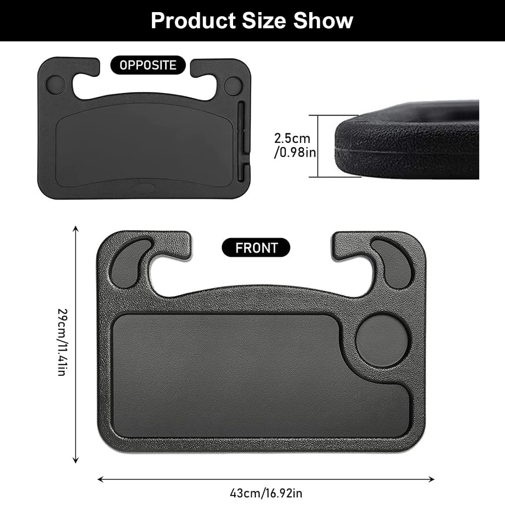 Auto Lenkrad Tisch für Nissan Juke F15 F16 2021-2026, Multifunktionales Lenkradtablett für Laptop und Essen Doppelseitiges Auto-Tablett Notebook Ständer Fahrzeug Schreibtisch