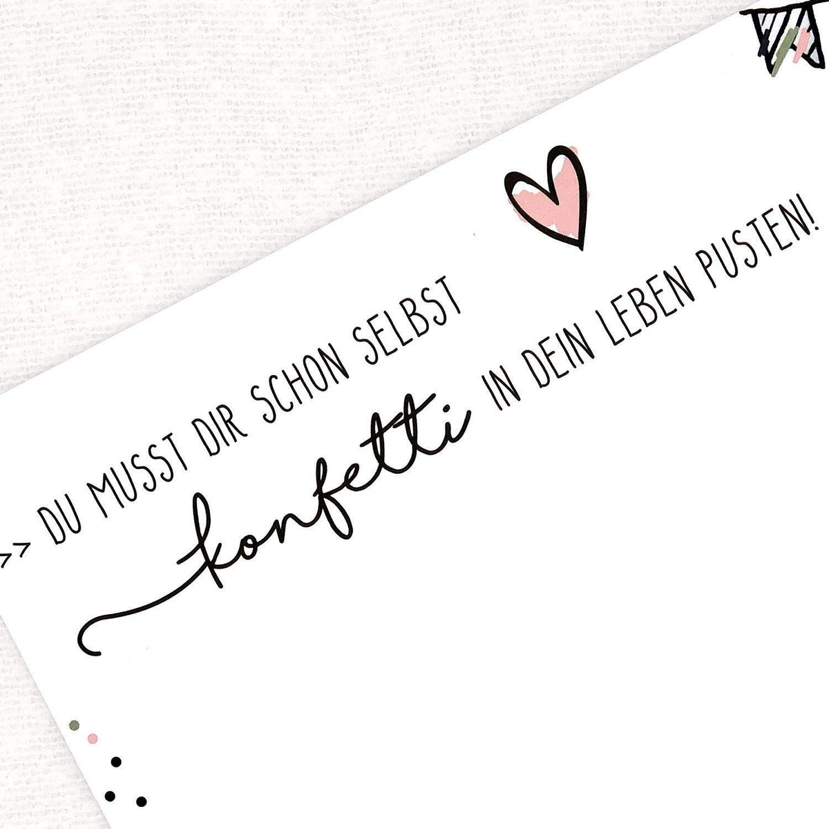 younikat Schreibtischunterlage Konfetti - Papier DIN A2 - dv729