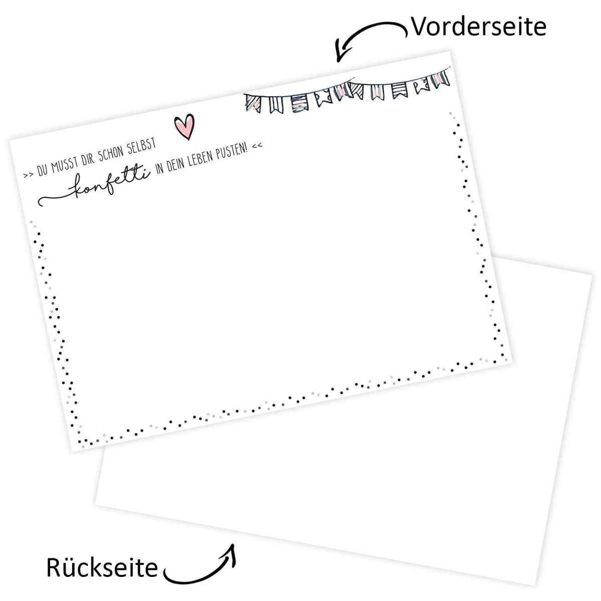 younikat Schreibtischunterlage Konfetti - Papier DIN A2 - dv729