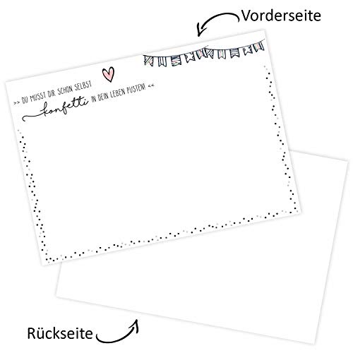 younikat Schreibtischunterlage Konfetti - Papier DIN A2 - dv729