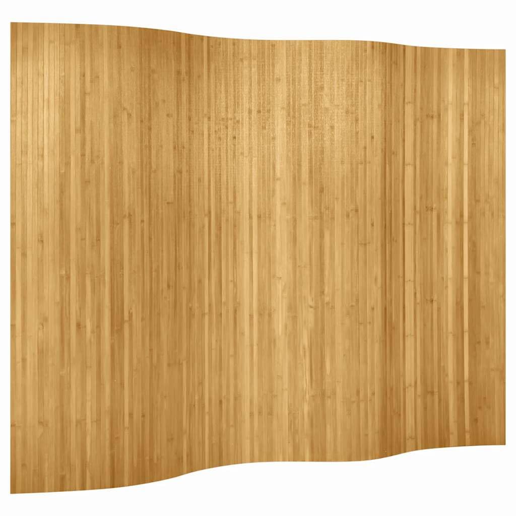 vidaXL Raumteiler Sichtschutz Spanische Wand Hochwertig Bambusmatte Trennwand Terrasse Flexibel Paravent Bambus mit Vlies-Rückseite Natur 250x165 cm