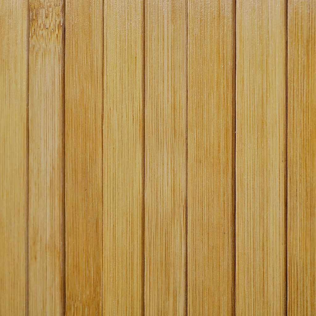 vidaXL Raumteiler Sichtschutz Spanische Wand Hochwertig Bambusmatte Trennwand Terrasse Flexibel Paravent Bambus mit Vlies-Rückseite Natur 250x165 cm