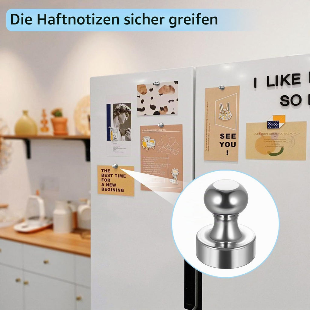 30 Stück Magnete für Magnettafel, Kleine Neodym Magnete Extra Stark, kühlschrankmagnete für Whiteboard Pinnwand Notenmagnete Home Büro Magnet Extra Stark(12 x 16mm)