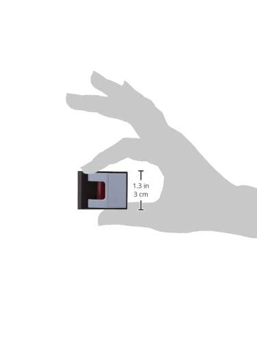 MAUL Rollenclips S | Klemmrollenautomatik zum sicheren Aufängen von Papier, Plakaten und Zeichnungen | selbstklebend | ideal für Büro, Werkstatt, Küche und Kinderzimmer | 10 Stück | Grau