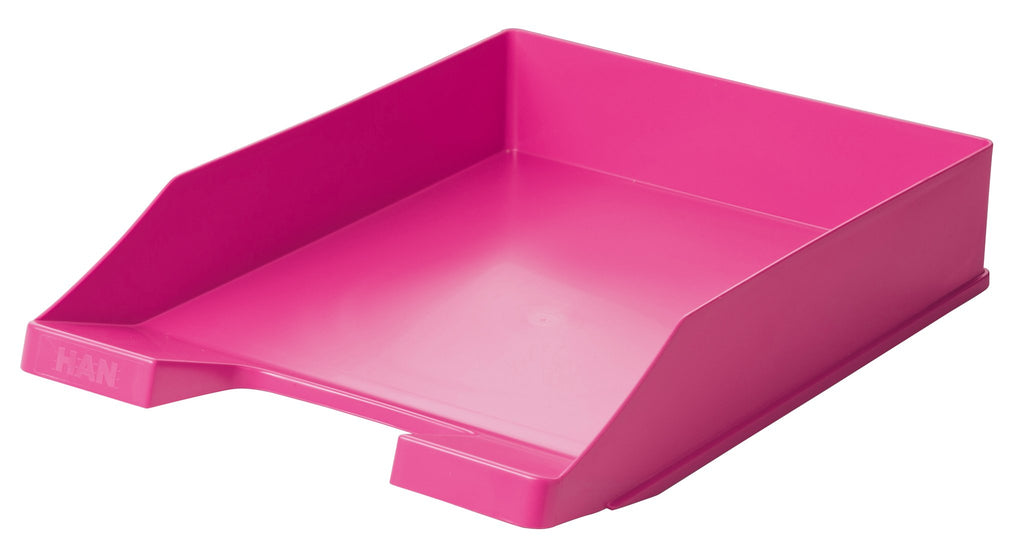 Han Briefablage A4 modern Colours je 1 orange, hellblau, pink, hellgün und lila (5er Pack)