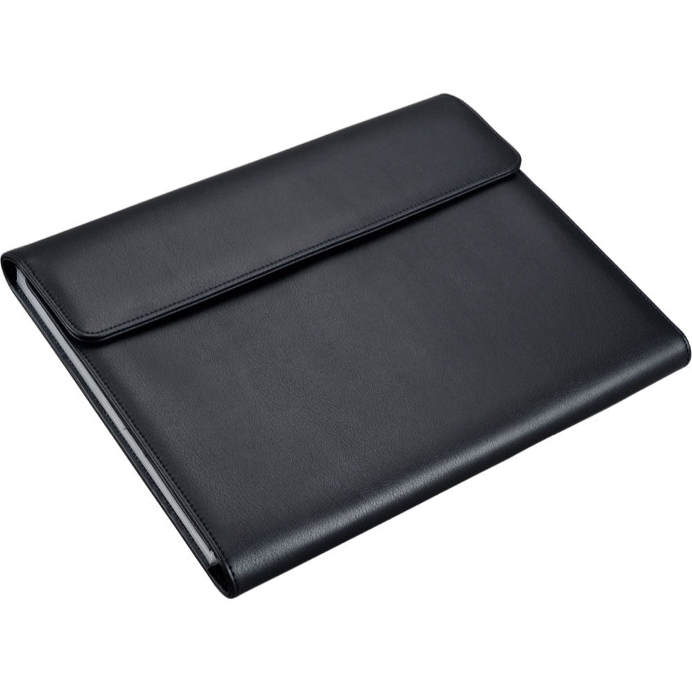 ALASSIO 31511 Fächermappe A4 VADO, Dokumentenmappe 33 x 26 x 4 cm, Schwarz