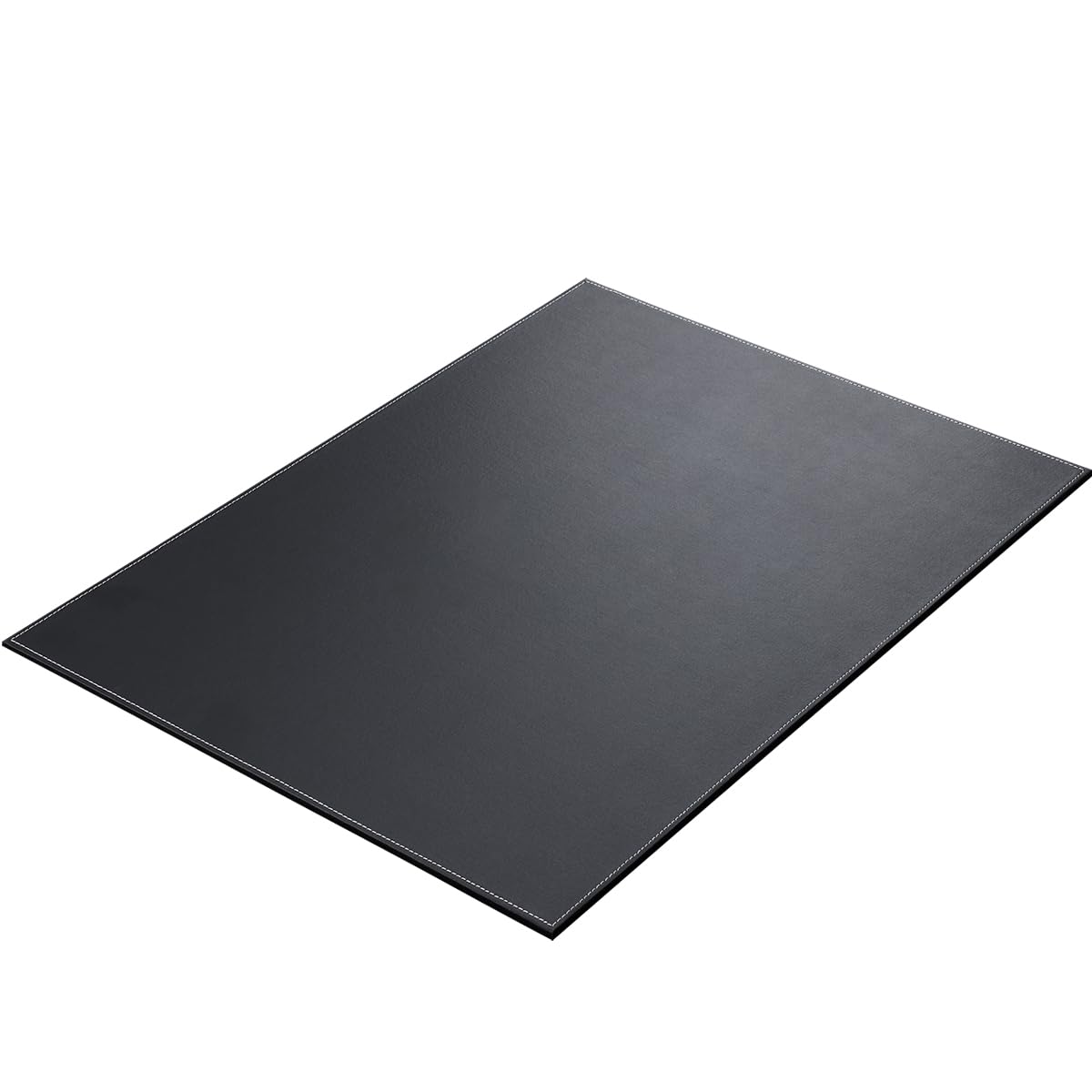 KINGFOM Schreibtischunterlage PU Leder Schreibtisch Unterlage, Schwarz Schreibunterlage/Schreibtisch Unterlegmatte/Tischunterlage Schreibtisc (Schwarz-A110)