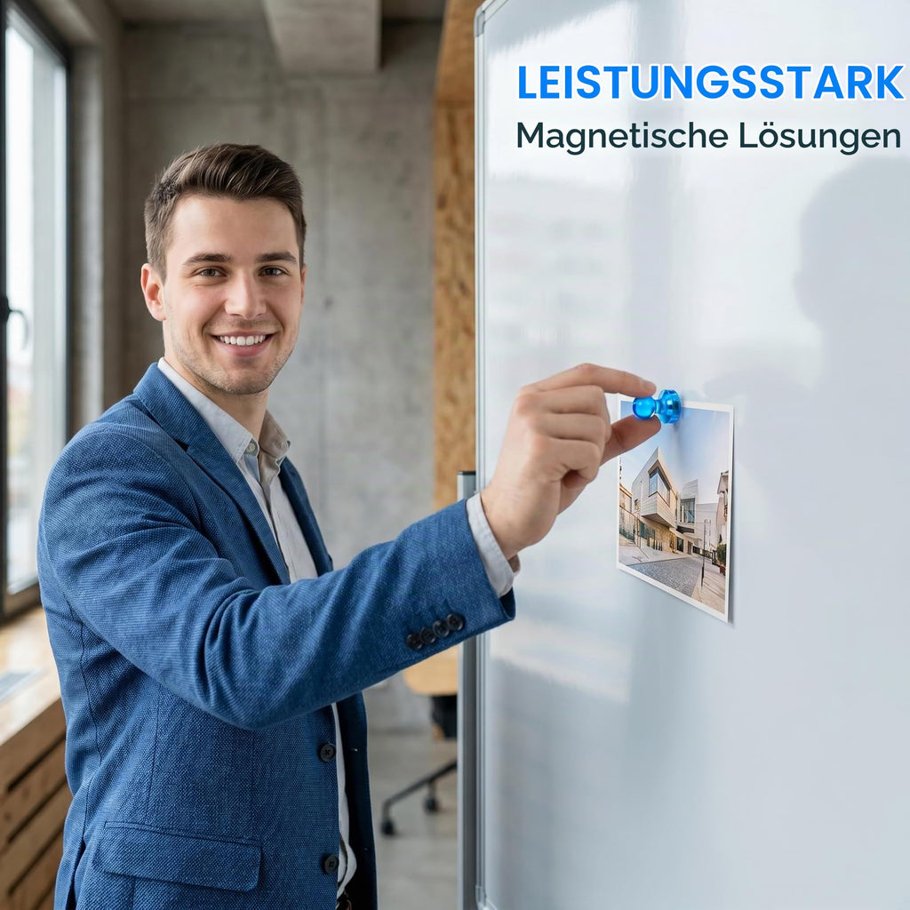 42-STK Starke Neodym-Magnete für Whiteboard & Pinnwand,Klein Mini-Magnete