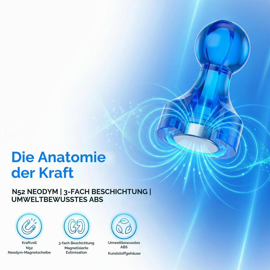 42-STK Starke Neodym-Magnete für Whiteboard & Pinnwand,Klein Mini-Magnete