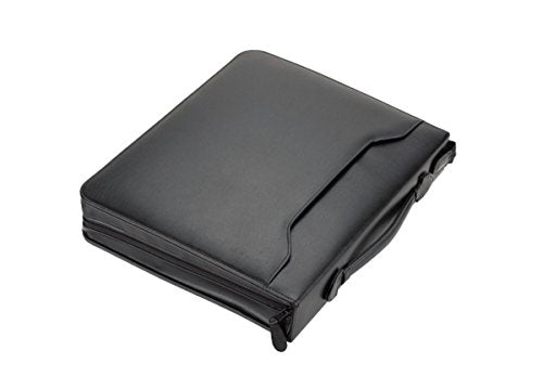 ALASSIO 30025 Tagungsmappe A4 Arezzo, Ringbuchmappe 36 × 30 × 6 cm, Schwarz