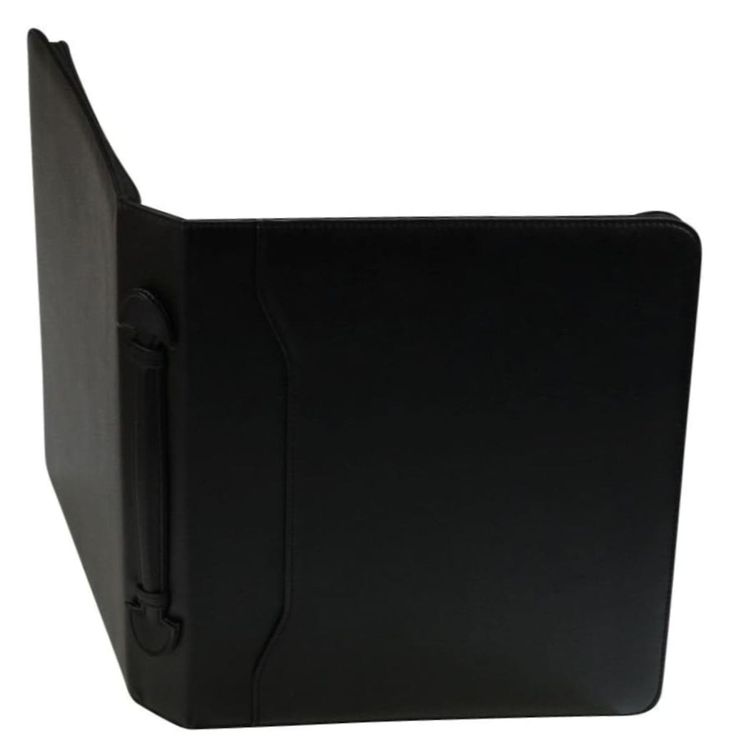 ALASSIO 30025 Tagungsmappe A4 Arezzo, Ringbuchmappe 36 × 30 × 6 cm, Schwarz