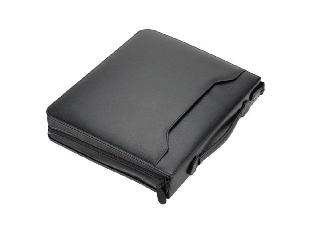 ALASSIO 30025 Tagungsmappe A4 Arezzo, Ringbuchmappe 36 × 30 × 6 cm, Schwarz
