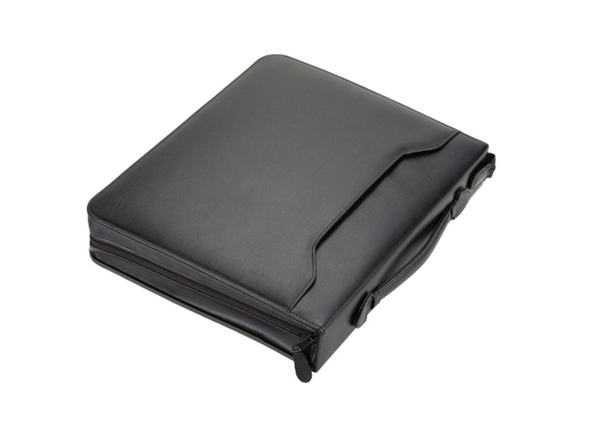 ALASSIO 30025 Tagungsmappe A4 Arezzo, Ringbuchmappe 36 × 30 × 6 cm, Schwarz