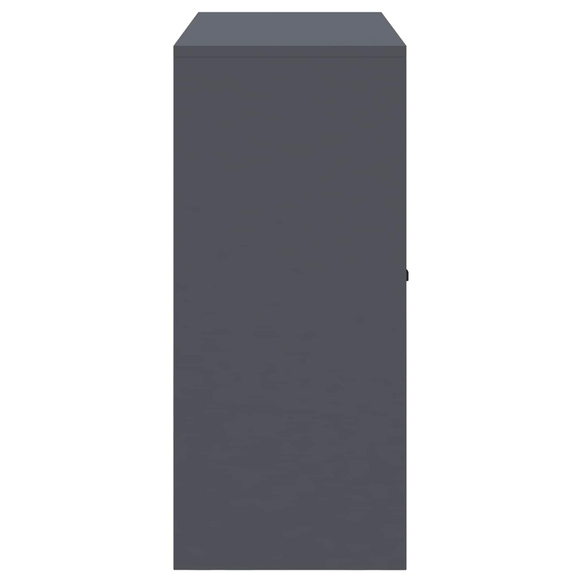 Aufbewahrungsschrank Anthrazit aus Stahl 90 x 40 x 90 cm, abschließbar, vielseitiger Büroschrank mit viel Stauraum für Ordner, Dokumente, Archivierung und Büroorganisation
