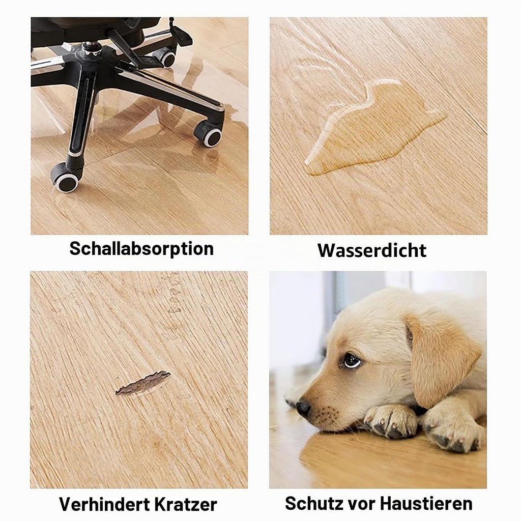 Bodenschutzmatte Transparent Bürostuhl 50x50cm 60x80cm 80x100cm 90x140cm 120 X 180cm PVC Bodenschutzmatte Bodenmatte Rutschfest Kratzfeste Stuhlunterlage 1.5mm Dick Bürostuhl Unterlage ( Size : 30x70c