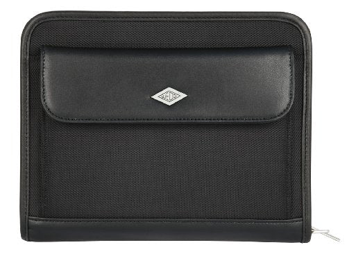 WEDO Elegance A5 Konferenzmappe – Executive Organizer im Leder-Look mit 4-Ring-Mechanik, Karten- & Dokumentenfächern, Stifthalter, kompakt & stilvoll
