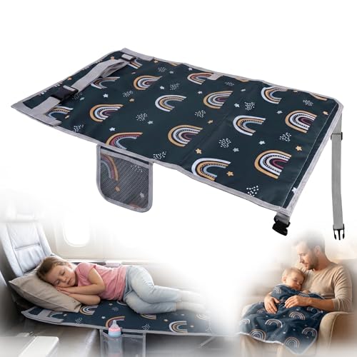 Flugzeug Sitzverlängerung Kinder, 76x44.5 cm Faltbare Baby Flugzeugbett