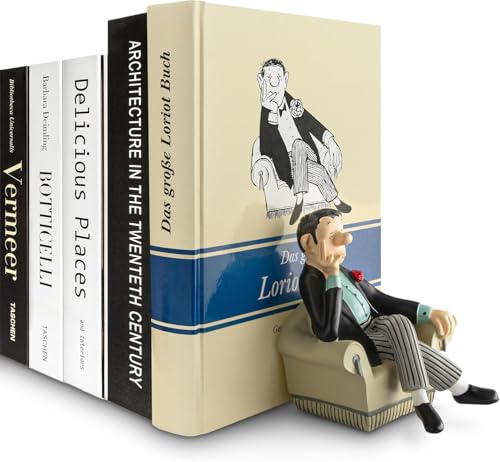Loriot Buchstütze ''Herr im Sessel 14 cm, ca. 1 kg • 67521 • Büro • Geschenke • Weihnachtliches • Objekte