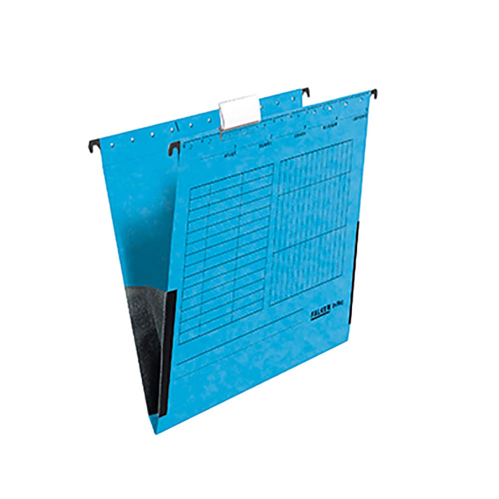 FALKEN Hängetasche blau A4 Leinenfrosch Karton 25 Taschen - Bürokleinmaterial, 80002561