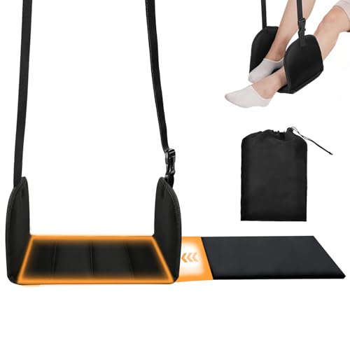 Fußhängematte Flugzeug mit Memory Foam & Beinauflage