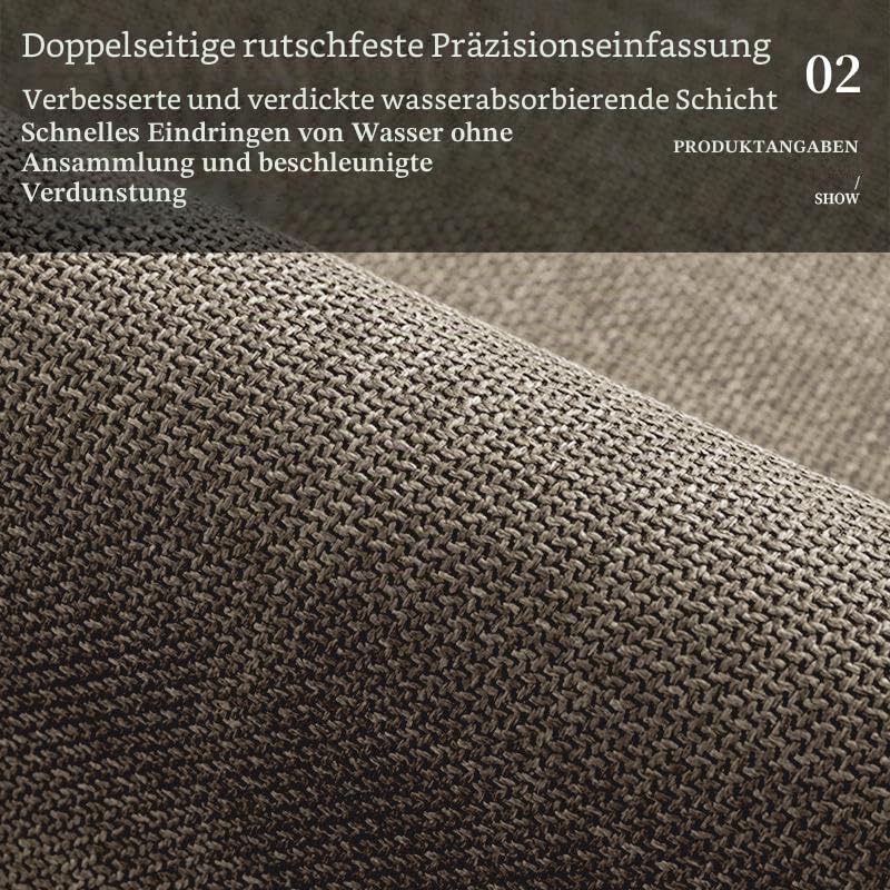Highdi Bodenschutzmatte Bürostuhl, Bürostuhl Unterlage rutschfest Kratzfest Bodenmatte Stuhlunterlage, Leinen Bürostuhlunterlage Schreibtischstuhl Unterlage Teppich (Beige,100x140cm)