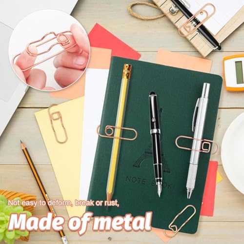 8 Stück Stiftklammern Aus Metall Für Notizbücher, Stifthalter Notizbuch, Stiftschlaufe, Retractable Pen Holder, Multifunktionale Leichte Stifthalter, Büroklammer-Stifthalter Für Notizbücher, Bücher